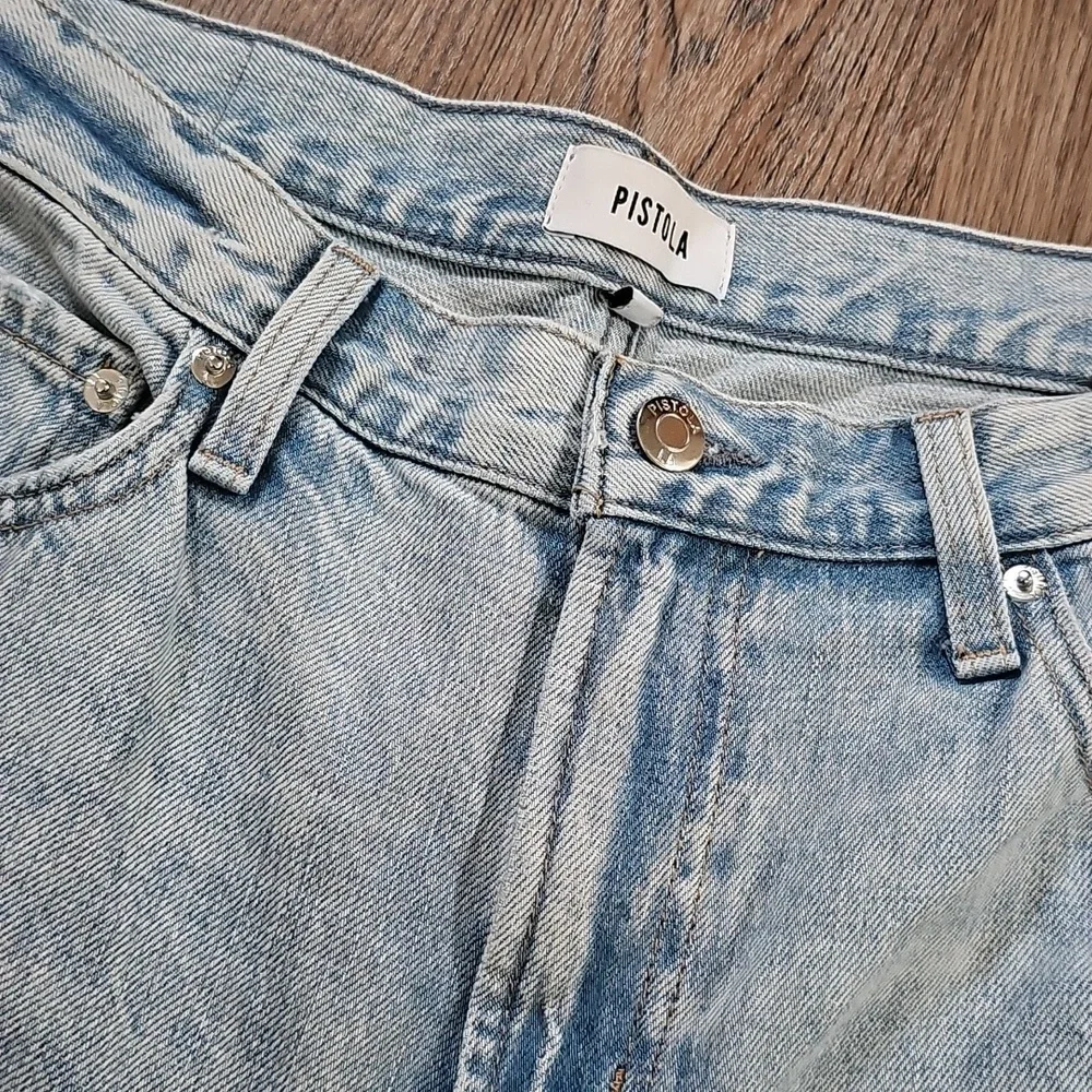 pistola Light Wash Straight Leg Jeans - Picture 3 of 4